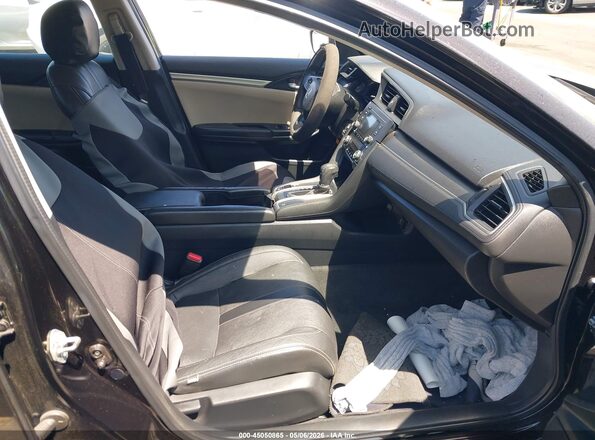 2HGFC2F58GH523354 2016 HONDA CIVIC Черный Вид салона спереди