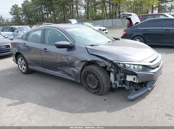 2HGFC2F58HH509990 2017 HONDA CIVIC Gray Դիմացի տեսք