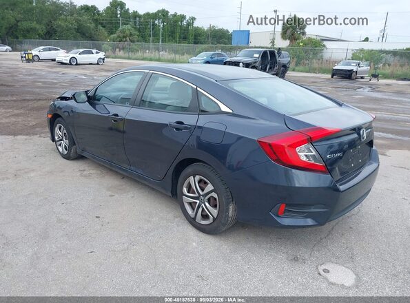 2HGFC2F58JH505282 2018 HONDA CIVIC Navy Հետևի ձախ