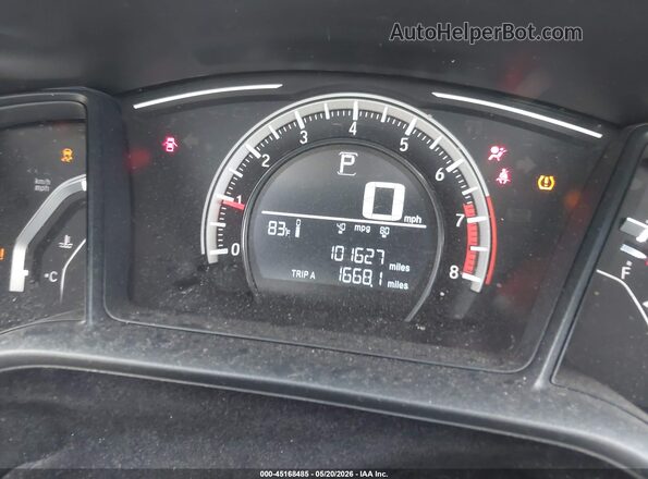 2HGFC2F58JH574411 2018 HONDA CIVIC Black Vista de los asientos traseros