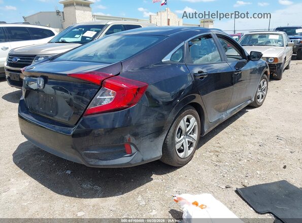 2HGFC2F58JH574411 2018 HONDA CIVIC Black Trasero derecho