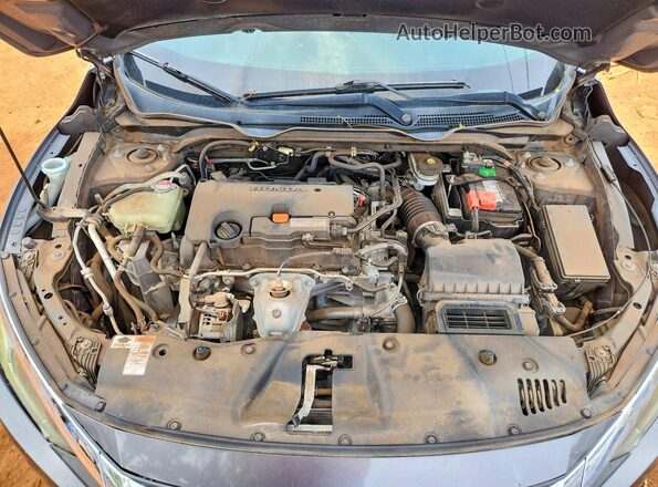 2HGFC2F59GH550711 2016 HONDA CIVIC Серый Вид задней части салона