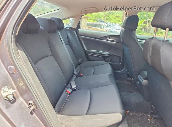 2HGFC2F59GH550711 2016 HONDA CIVIC Серый Вид задних сидений