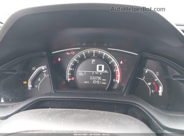 2HGFC2F59JH593565 2018 HONDA CIVIC Black Հետևի նստատեղերի տեսք