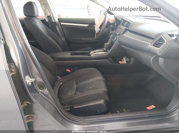 2HGFC2F59JH598846 2018 HONDA CIVIC Gray Widok wnętrza z przodu