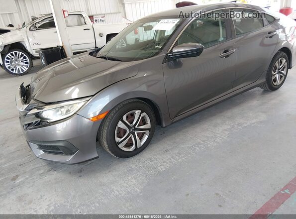 2HGFC2F59JH598846 2018 HONDA CIVIC Gray Przód lewy