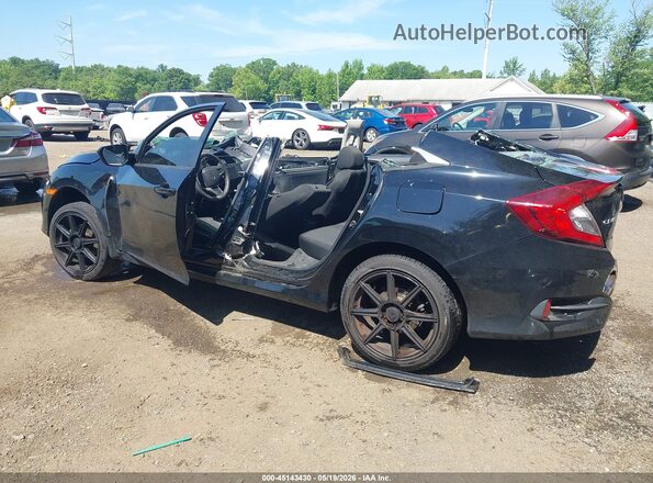 2HGFC2F5XGH546361 2016 HONDA CIVIC Black Задня ліва чверть