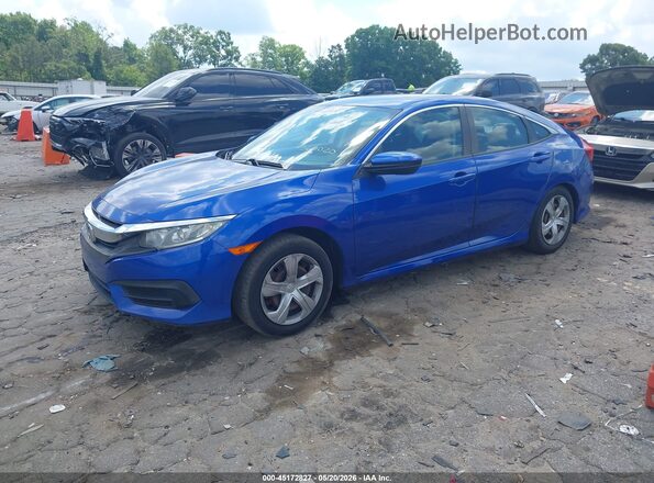 2HGFC2F5XGH560020 2016 HONDA CIVIC Blue Przód lewy