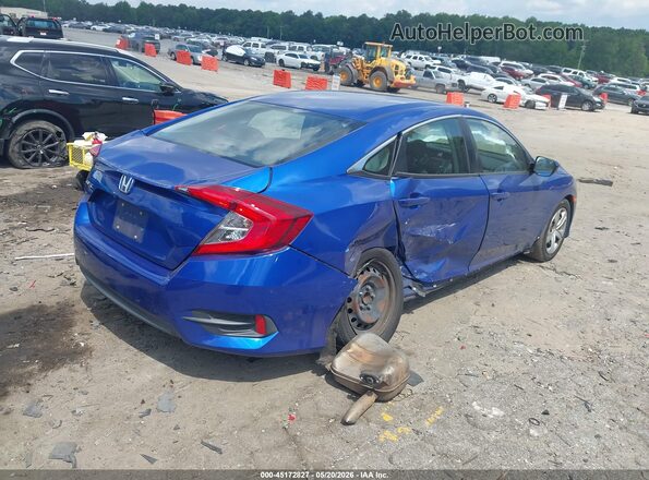 2HGFC2F5XGH560020 2016 HONDA CIVIC Blue Tył prawy