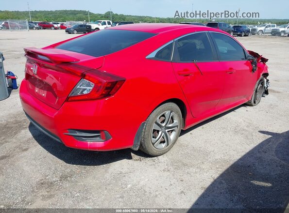 2HGFC2F5XHH557197 2017 HONDA CIVIC Red Հետևի աջ