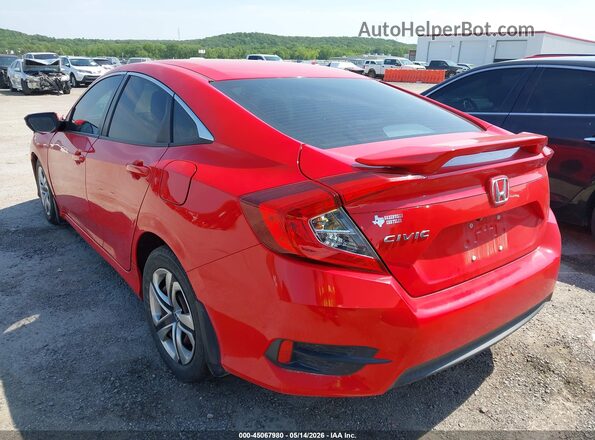 2HGFC2F5XHH557197 2017 HONDA CIVIC Red Հետևի ձախ