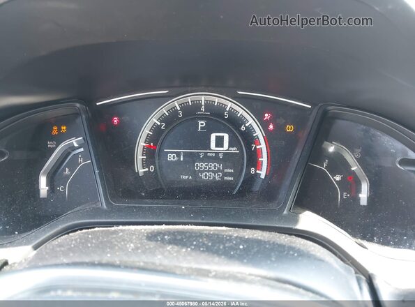 2HGFC2F5XHH557197 2017 HONDA CIVIC Red Հետևի նստատեղերի տեսք