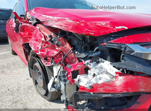 2HGFC2F5XHH557197 2017 HONDA CIVIC Red Սարքավորումների վահանակի տեսք