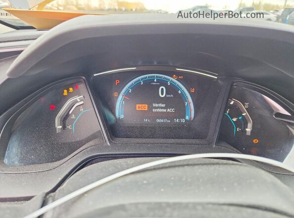 2HGFC2F5XMH017004 2021 HONDA CIVIC Black Vista del cuadro de instrumentos