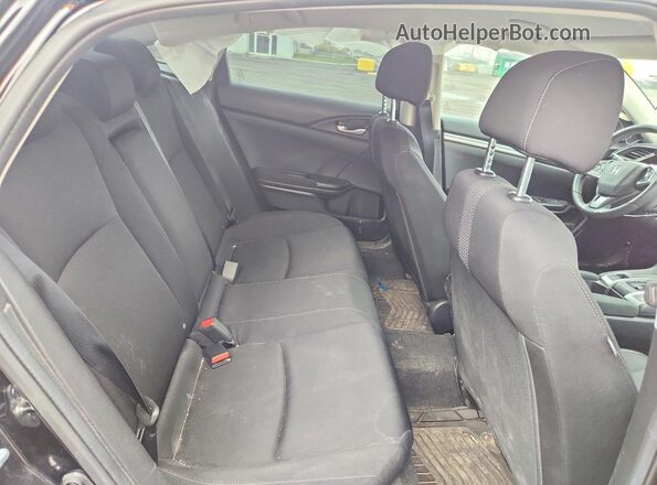 2HGFC2F5XMH017004 2021 HONDA CIVIC Black Vista de los asientos traseros