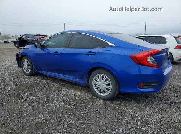 2HGFC2F60JH018375 2018 HONDA CIVIC Blue უკანა მარცხენა