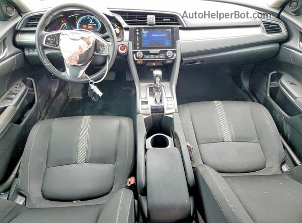 2HGFC2F60JH018375 2018 HONDA CIVIC Blue წინა პანელის ხედი