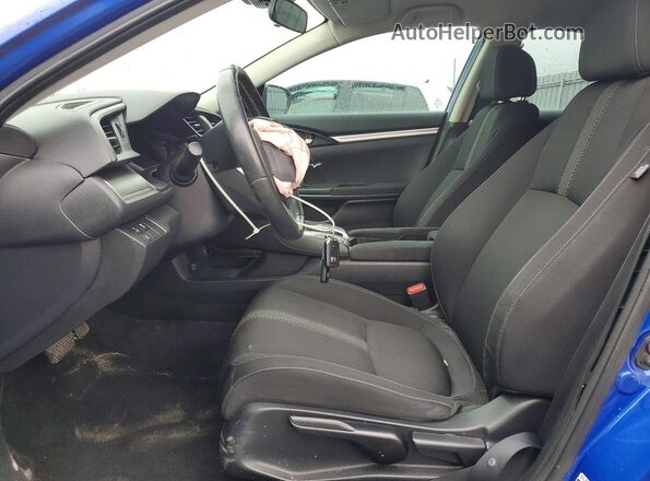 2HGFC2F60JH018375 2018 HONDA CIVIC Blue წინა სალონის ხედი