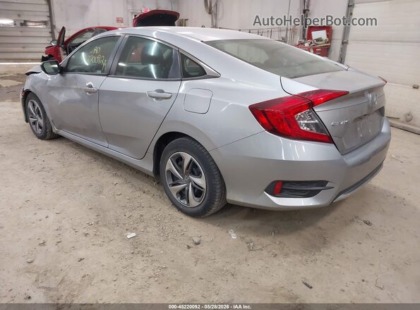 2HGFC2F60KH529036 2019 HONDA CIVIC Silver Rear left