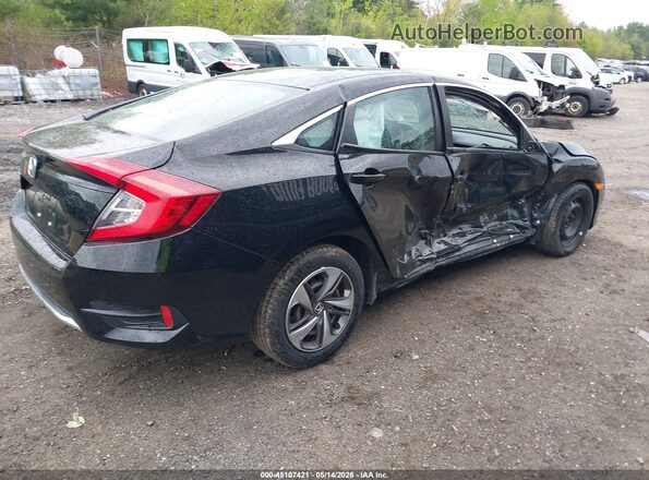 2HGFC2F60KH557418 2019 HONDA CIVIC Black Հետևի աջ