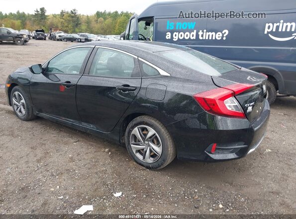 2HGFC2F60KH557418 2019 HONDA CIVIC Black Հետևի ձախ