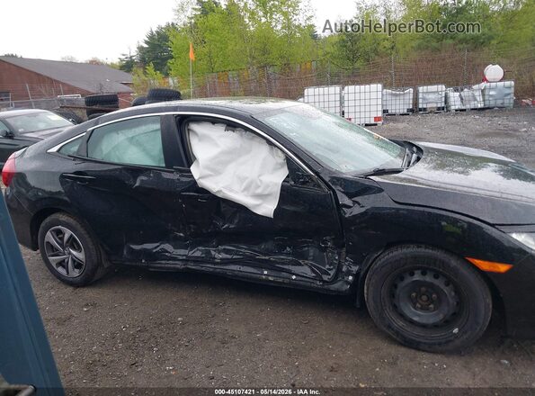 2HGFC2F60KH557418 2019 HONDA CIVIC Black Դիմացի տեսք