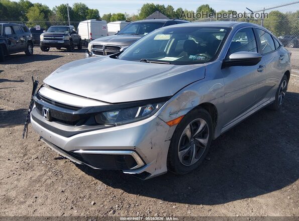 2HGFC2F60MH538225 2021 HONDA CIVIC Silver წინა მარცხენა ხედი სამი მეოთხედიდან