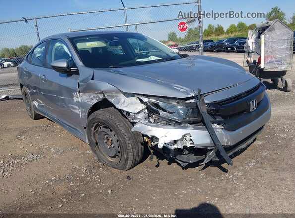 2HGFC2F60MH538225 2021 HONDA CIVIC Silver წინა ხედი
