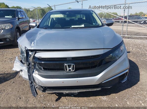 2HGFC2F60MH538225 2021 HONDA CIVIC Silver უკანა სალონის ხედი