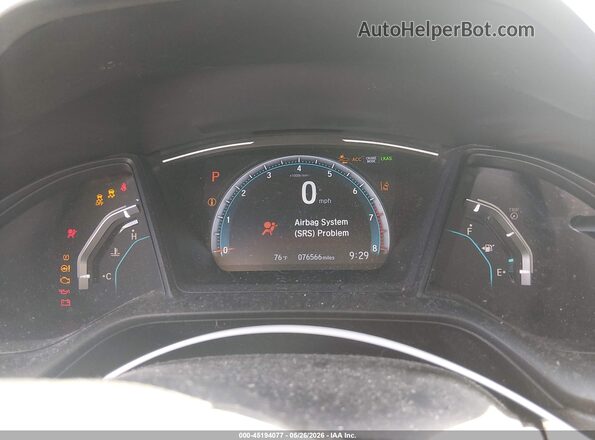 2HGFC2F60MH538225 2021 HONDA CIVIC Silver უკანა სავარძლების ხედი