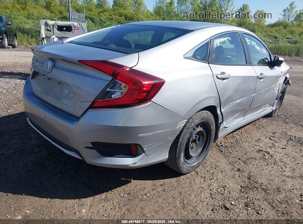 2HGFC2F60MH538225 2021 HONDA CIVIC Silver უკანა მარჯვენა