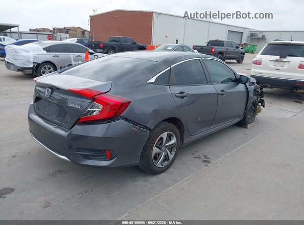 2HGFC2F61LH552519 2020 HONDA CIVIC Gray Rear right