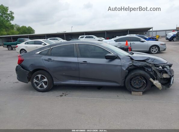 2HGFC2F61LH552519 2020 HONDA CIVIC Gray Front view