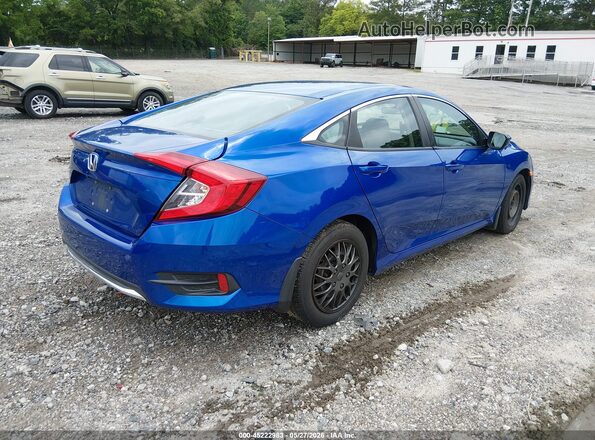 2HGFC2F61LH566002 2020 HONDA CIVIC Blue უკანა მარჯვენა