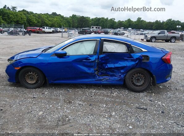 2HGFC2F61LH566002 2020 HONDA CIVIC Blue სალონის 360-გრადუსიანი ხედი