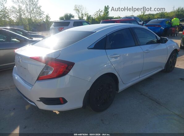 2HGFC2F61LH589036 2020 HONDA CIVIC White Rear right