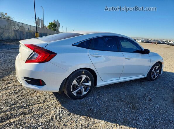 2HGFC2F62KH505904 2019 HONDA CIVIC White Trasero derecho