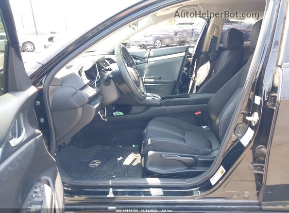 2HGFC2F62KH536621 2019 HONDA CIVIC Black Widok wnętrza z przodu