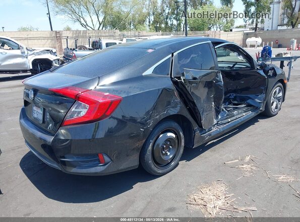 2HGFC2F62KH536621 2019 HONDA CIVIC Black Tył prawy