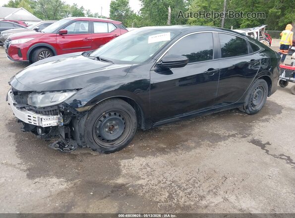 2HGFC2F62KH538675 2019 HONDA CIVIC Black Vista tres cuartos delantera izquierda