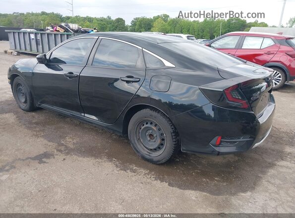 2HGFC2F62KH538675 2019 HONDA CIVIC Black Trasero izquierdo