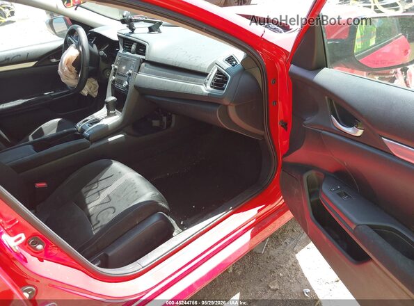 2HGFC2F62KH606053 2019 HONDA CIVIC Красный Вид салона спереди