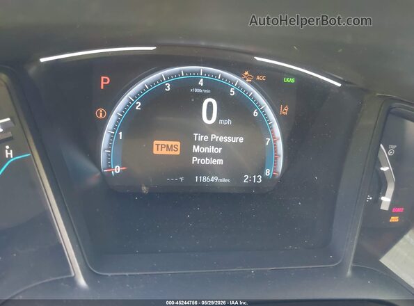 2HGFC2F62KH606053 2019 HONDA CIVIC Красный 
