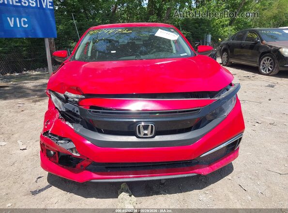 2HGFC2F62KH606053 2019 HONDA CIVIC Красный Вид щитка приборов