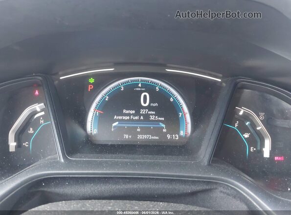 2HGFC2F62LH511753 2020 HONDA CIVIC Black Հետևի նստատեղերի տեսք