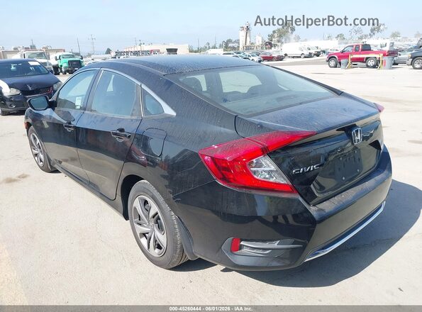 2HGFC2F62LH511753 2020 HONDA CIVIC Black Հետևի ձախ