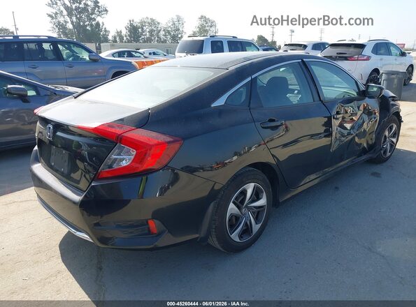 2HGFC2F62LH511753 2020 HONDA CIVIC Black Հետևի աջ