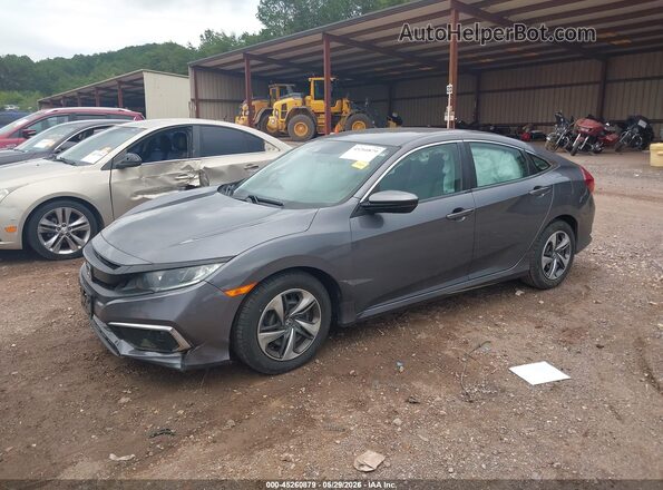 2HGFC2F62LH530321 2020 HONDA CIVIC Gray Przód lewy