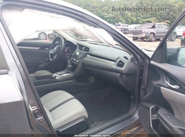 2HGFC2F62LH530321 2020 HONDA CIVIC Gray Widok wnętrza z przodu