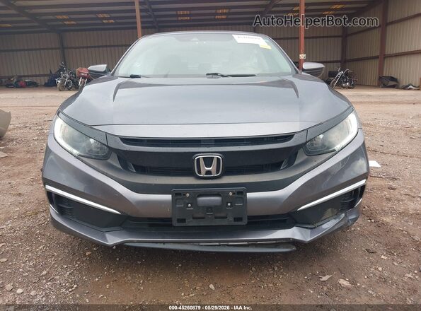 2HGFC2F62LH530321 2020 HONDA CIVIC Gray Widok z przodu